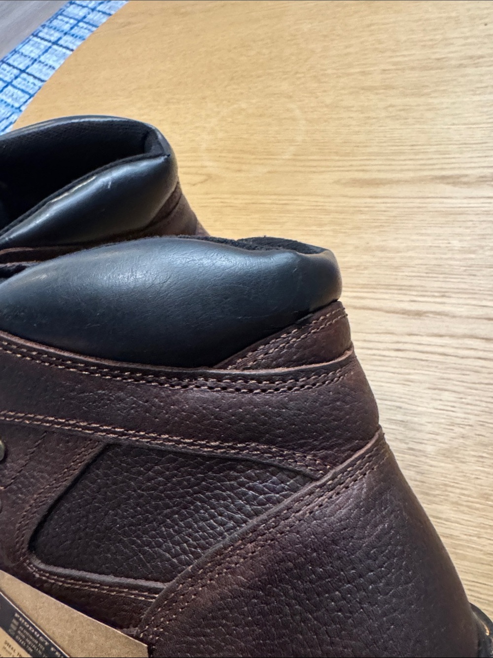 Red Wing Shoes Brown Leather Work Boots - Picture 12 of 15